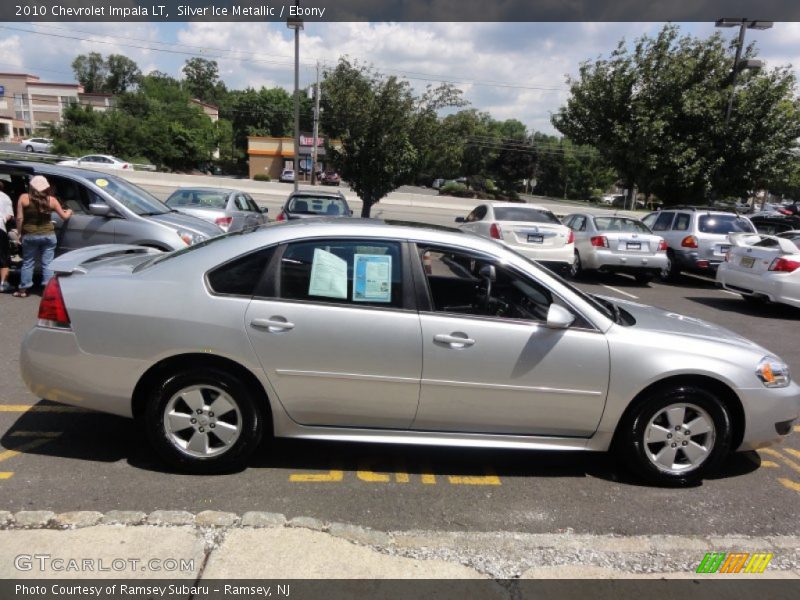 Silver Ice Metallic / Ebony 2010 Chevrolet Impala LT