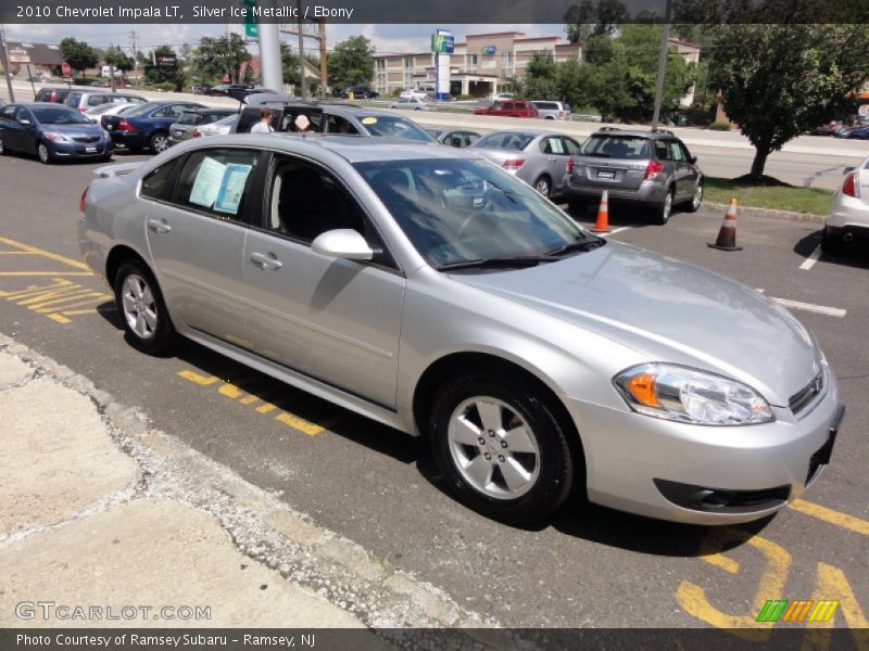 Silver Ice Metallic / Ebony 2010 Chevrolet Impala LT