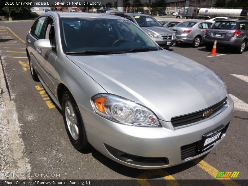 Silver Ice Metallic / Ebony 2010 Chevrolet Impala LT