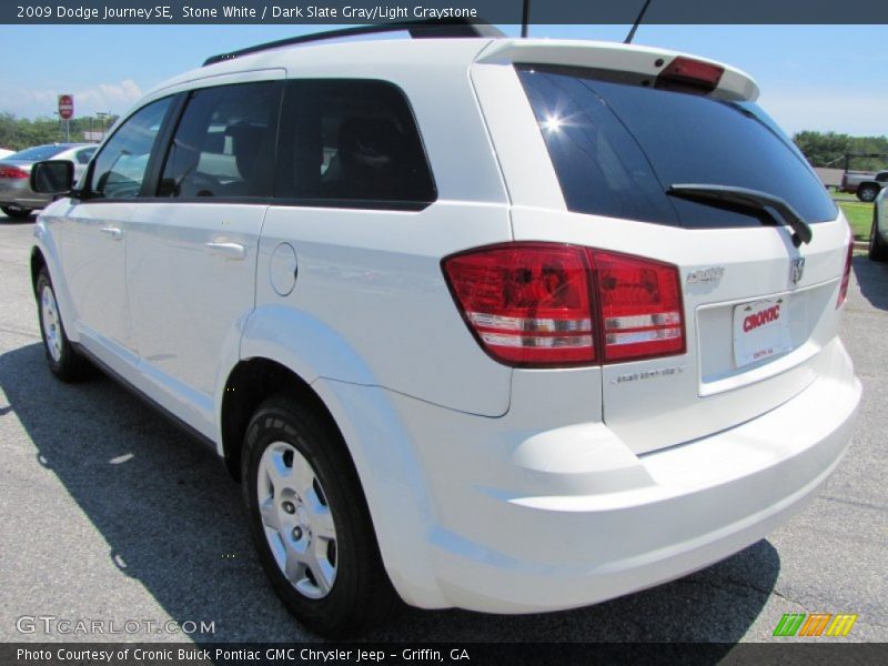 Stone White / Dark Slate Gray/Light Graystone 2009 Dodge Journey SE