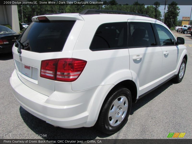 Stone White / Dark Slate Gray/Light Graystone 2009 Dodge Journey SE