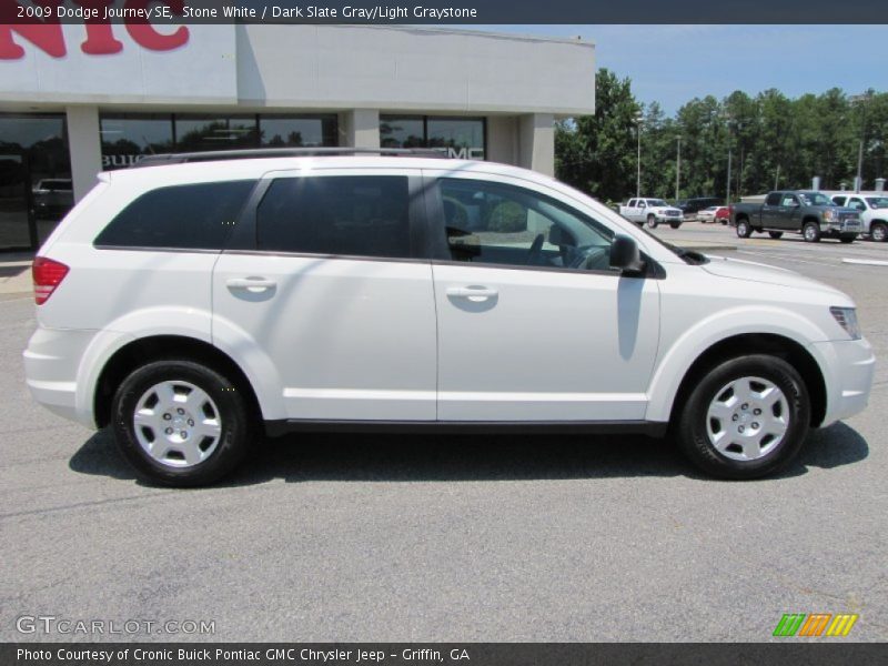 Stone White / Dark Slate Gray/Light Graystone 2009 Dodge Journey SE