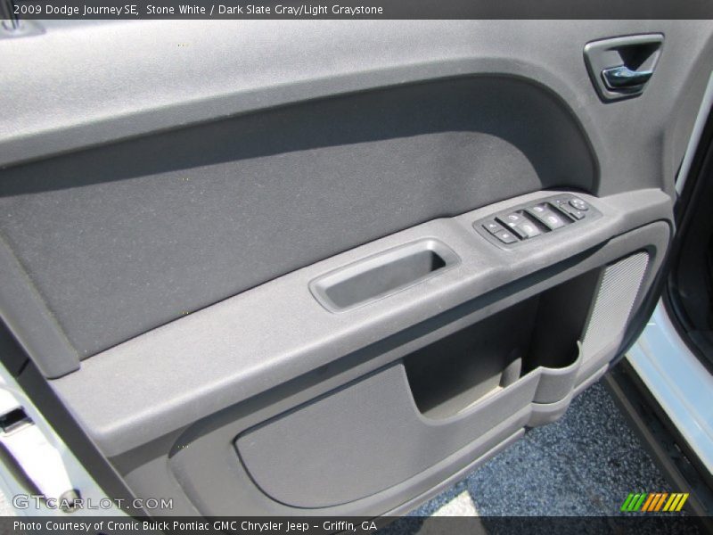 Stone White / Dark Slate Gray/Light Graystone 2009 Dodge Journey SE