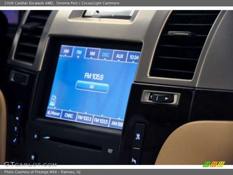 Sonoma Red / Cocoa/Light Cashmere 2008 Cadillac Escalade AWD