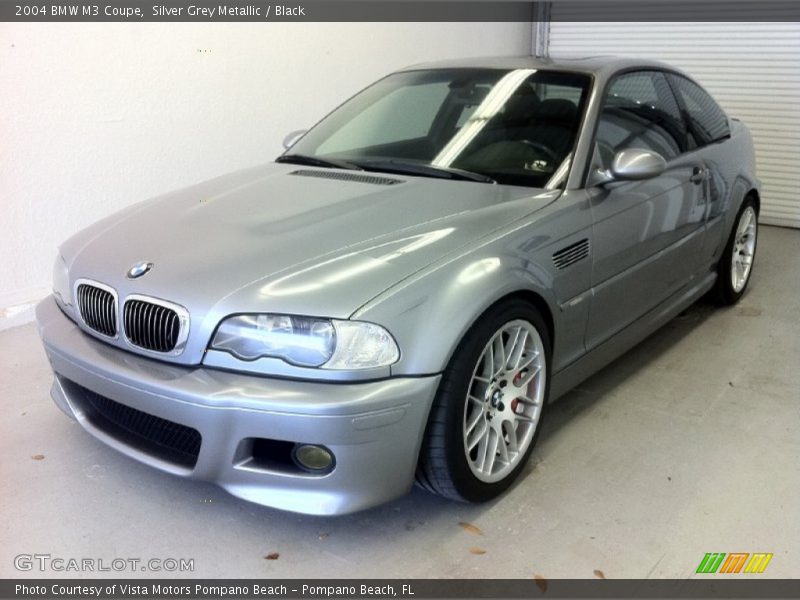 Silver Grey Metallic / Black 2004 BMW M3 Coupe