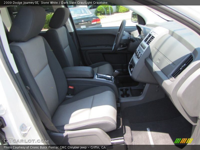 Stone White / Dark Slate Gray/Light Graystone 2009 Dodge Journey SE