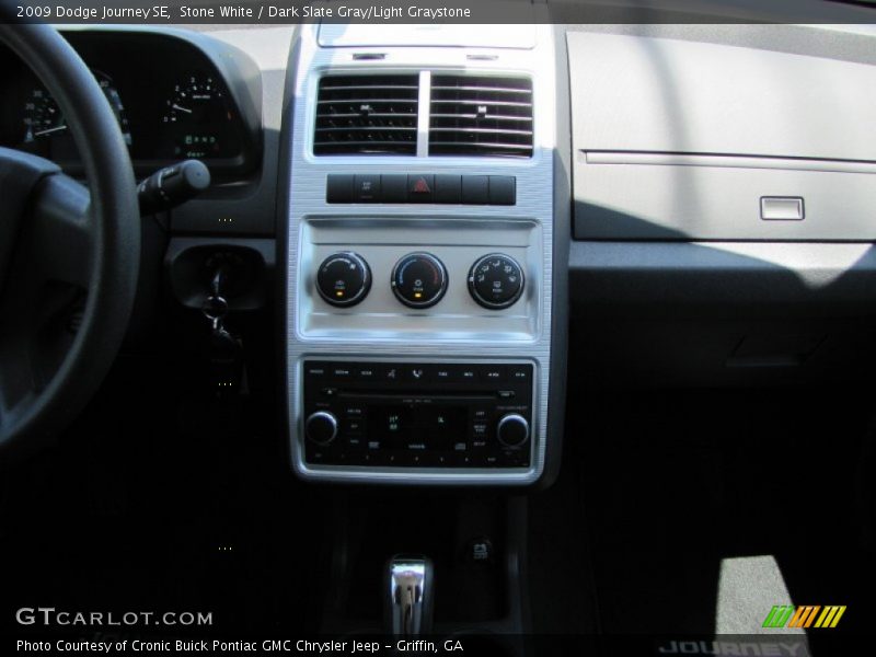 Stone White / Dark Slate Gray/Light Graystone 2009 Dodge Journey SE