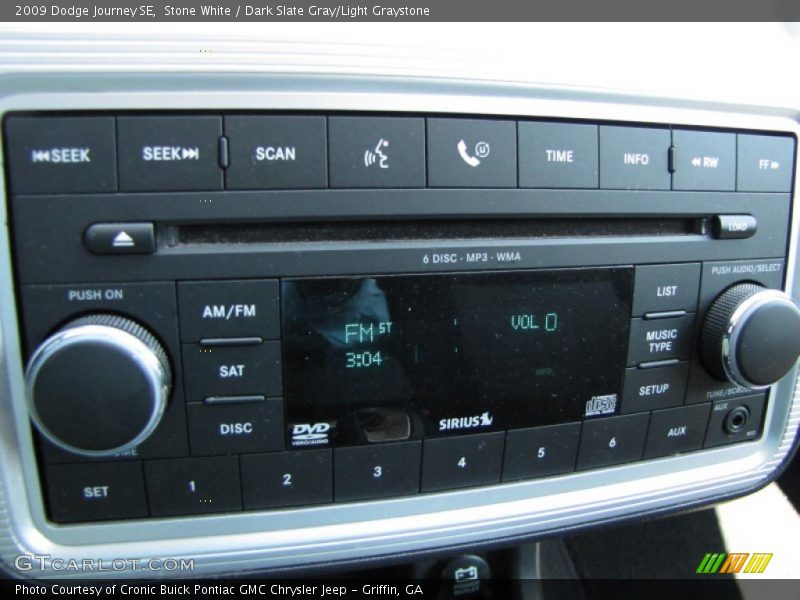 Stone White / Dark Slate Gray/Light Graystone 2009 Dodge Journey SE