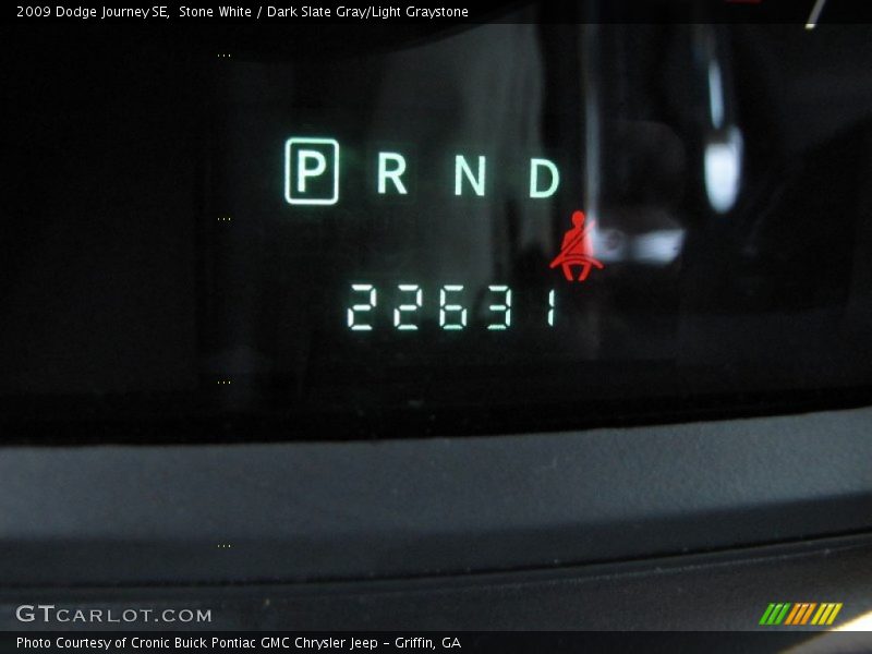 Stone White / Dark Slate Gray/Light Graystone 2009 Dodge Journey SE