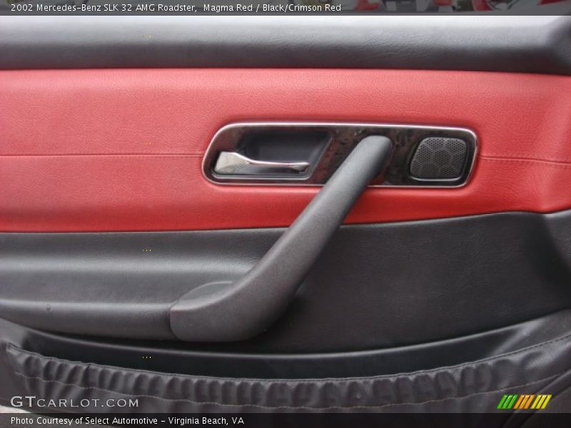 Magma Red / Black/Crimson Red 2002 Mercedes-Benz SLK 32 AMG Roadster