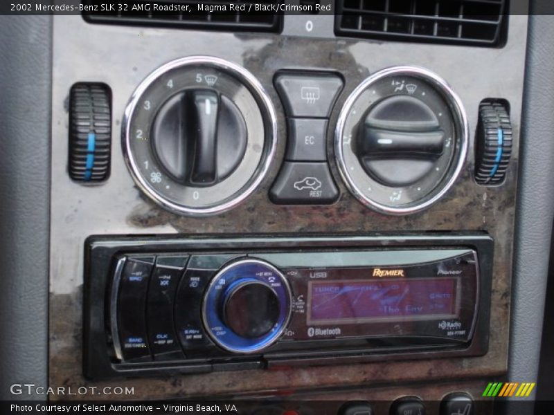 Magma Red / Black/Crimson Red 2002 Mercedes-Benz SLK 32 AMG Roadster