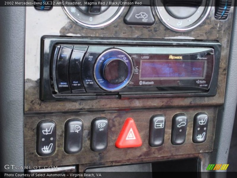 Magma Red / Black/Crimson Red 2002 Mercedes-Benz SLK 32 AMG Roadster