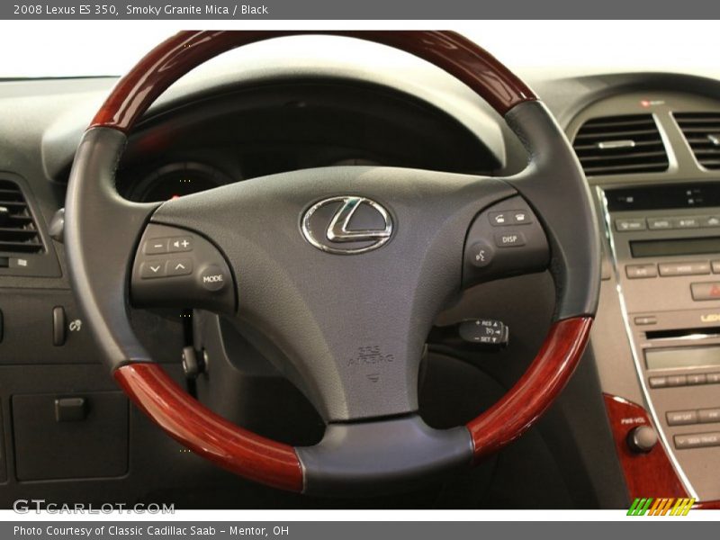Smoky Granite Mica / Black 2008 Lexus ES 350