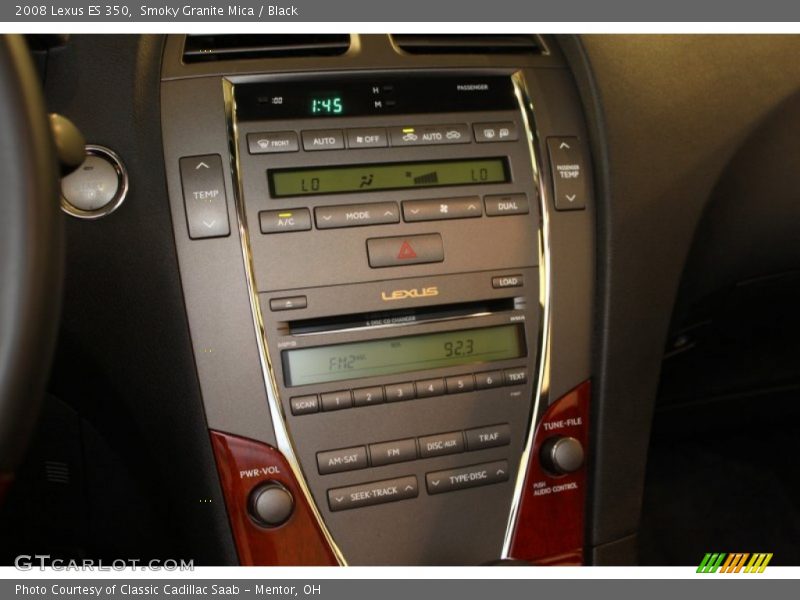 Smoky Granite Mica / Black 2008 Lexus ES 350
