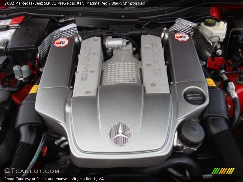  2002 SLK 32 AMG Roadster Engine - 3.2 Liter AMG Supercharged SOHC 18-Valve V6