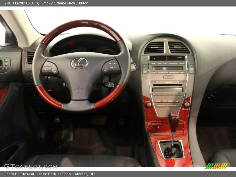 Smoky Granite Mica / Black 2008 Lexus ES 350