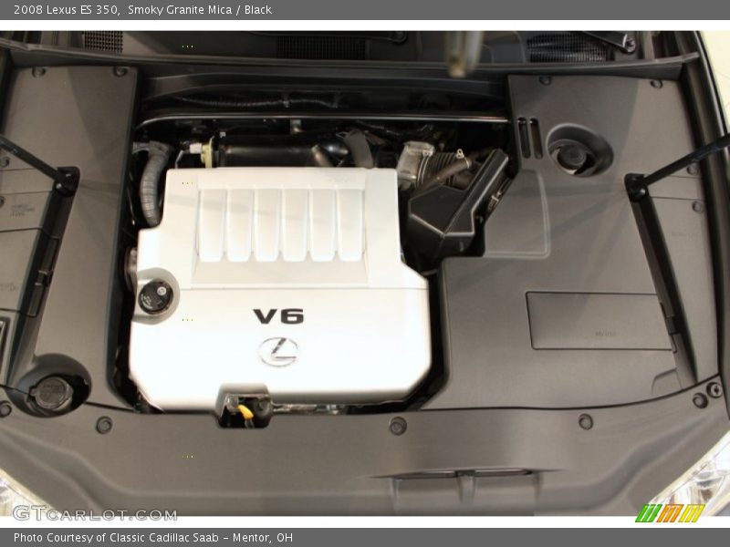 Smoky Granite Mica / Black 2008 Lexus ES 350