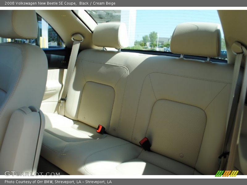 Black / Cream Beige 2008 Volkswagen New Beetle SE Coupe