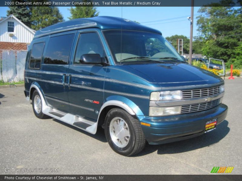 Front 3/4 View of 2000 Astro AWD Passenger Conversion Van
