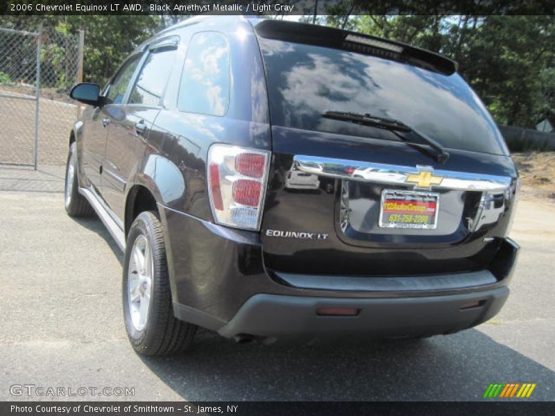 Black Amethyst Metallic / Light Gray 2006 Chevrolet Equinox LT AWD