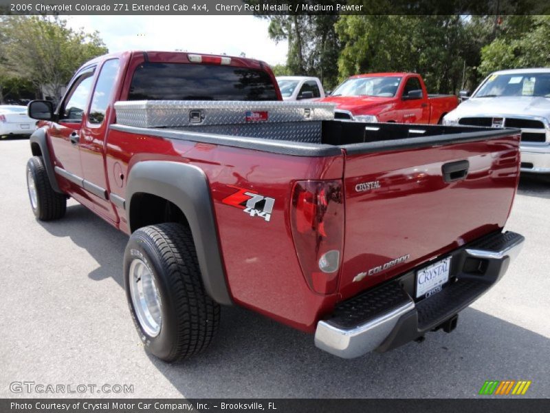Cherry Red Metallic / Medium Pewter 2006 Chevrolet Colorado Z71 Extended Cab 4x4