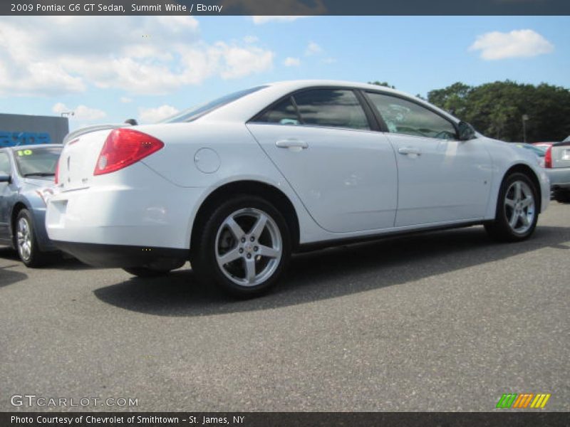 Summit White / Ebony 2009 Pontiac G6 GT Sedan