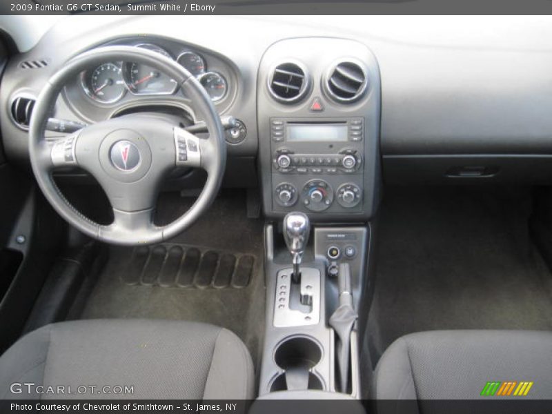 Summit White / Ebony 2009 Pontiac G6 GT Sedan