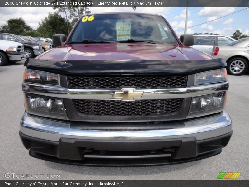Cherry Red Metallic / Medium Pewter 2006 Chevrolet Colorado Z71 Extended Cab 4x4