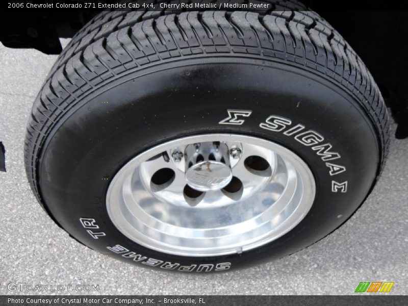 Cherry Red Metallic / Medium Pewter 2006 Chevrolet Colorado Z71 Extended Cab 4x4