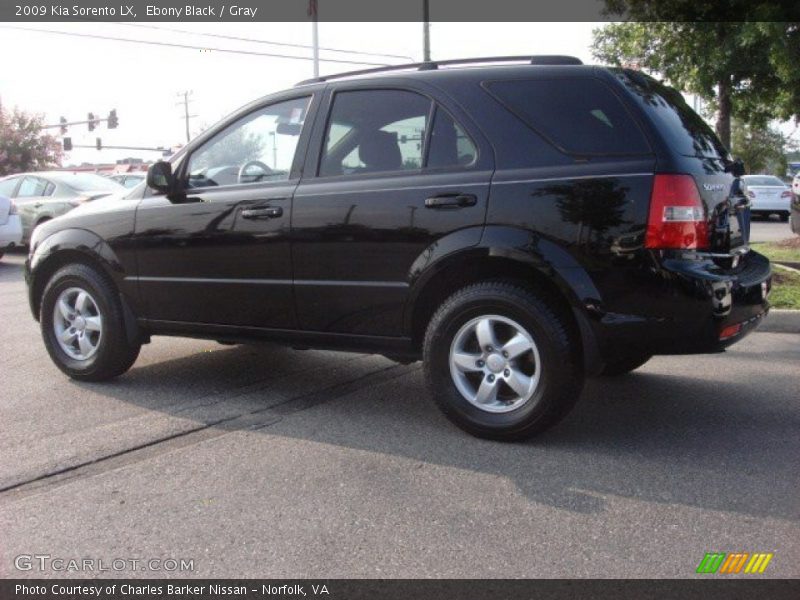 Ebony Black / Gray 2009 Kia Sorento LX