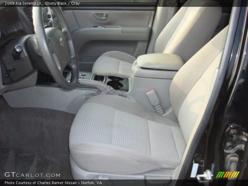 Ebony Black / Gray 2009 Kia Sorento LX