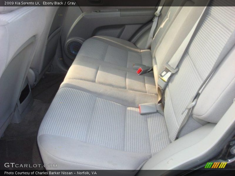 Ebony Black / Gray 2009 Kia Sorento LX