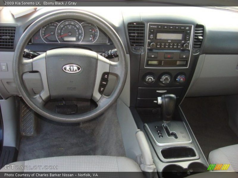Ebony Black / Gray 2009 Kia Sorento LX