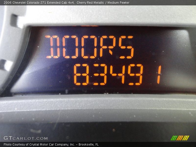 Cherry Red Metallic / Medium Pewter 2006 Chevrolet Colorado Z71 Extended Cab 4x4