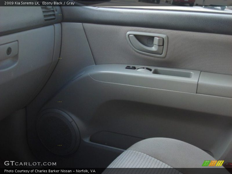 Ebony Black / Gray 2009 Kia Sorento LX