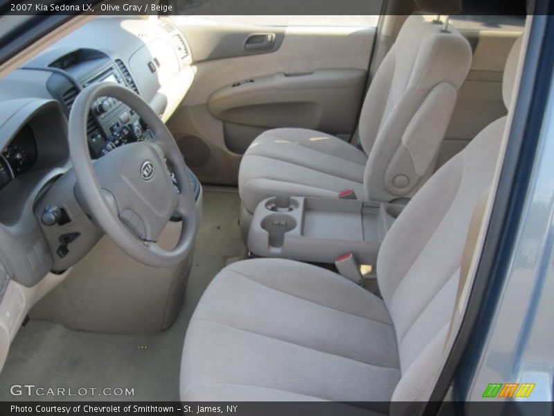 Olive Gray / Beige 2007 Kia Sedona LX