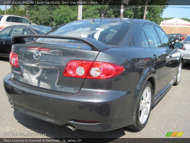 Steel Gray Metallic / Black 2005 Mazda MAZDA6 i Sport Hatchback