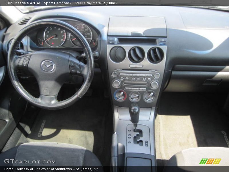 Steel Gray Metallic / Black 2005 Mazda MAZDA6 i Sport Hatchback