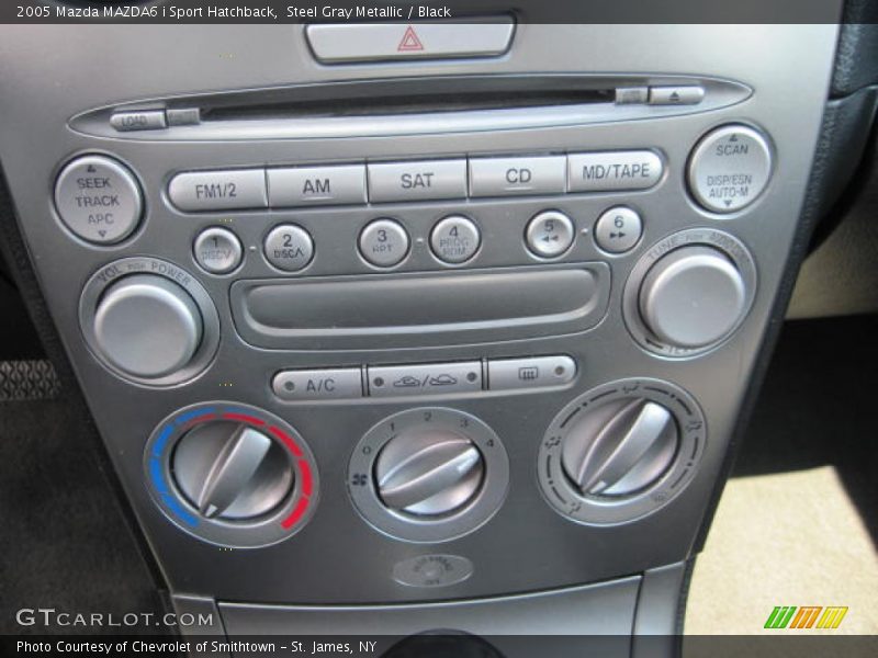 Steel Gray Metallic / Black 2005 Mazda MAZDA6 i Sport Hatchback