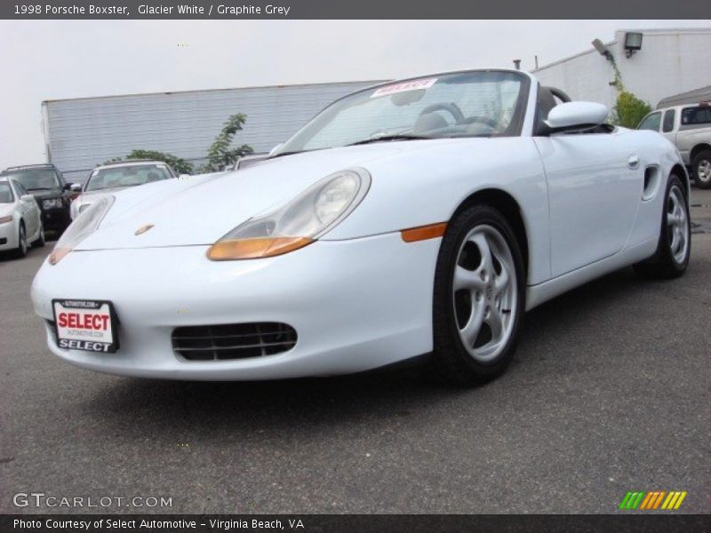 Glacier White / Graphite Grey 1998 Porsche Boxster