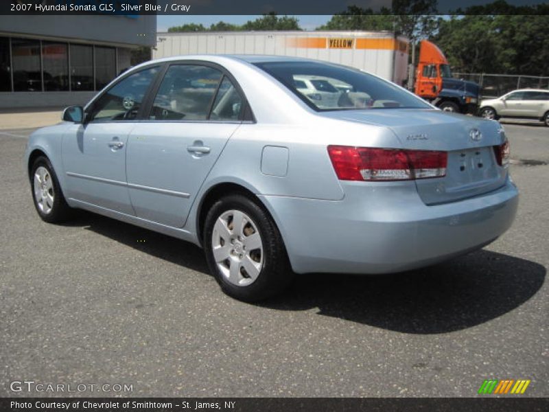 Silver Blue / Gray 2007 Hyundai Sonata GLS