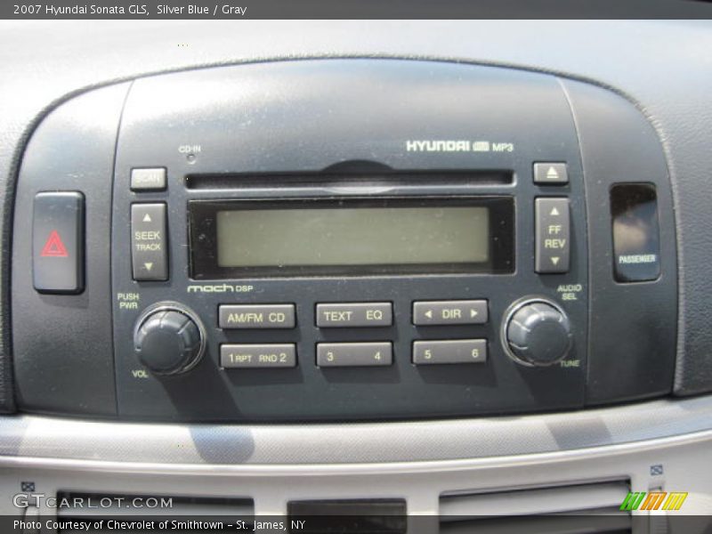 Silver Blue / Gray 2007 Hyundai Sonata GLS