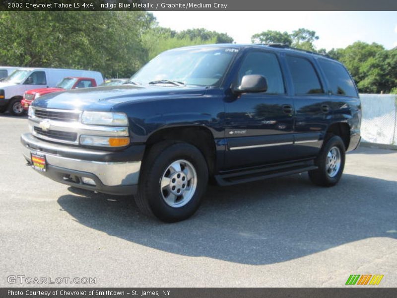 Indigo Blue Metallic / Graphite/Medium Gray 2002 Chevrolet Tahoe LS 4x4