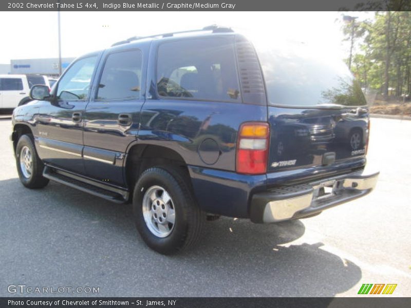 Indigo Blue Metallic / Graphite/Medium Gray 2002 Chevrolet Tahoe LS 4x4
