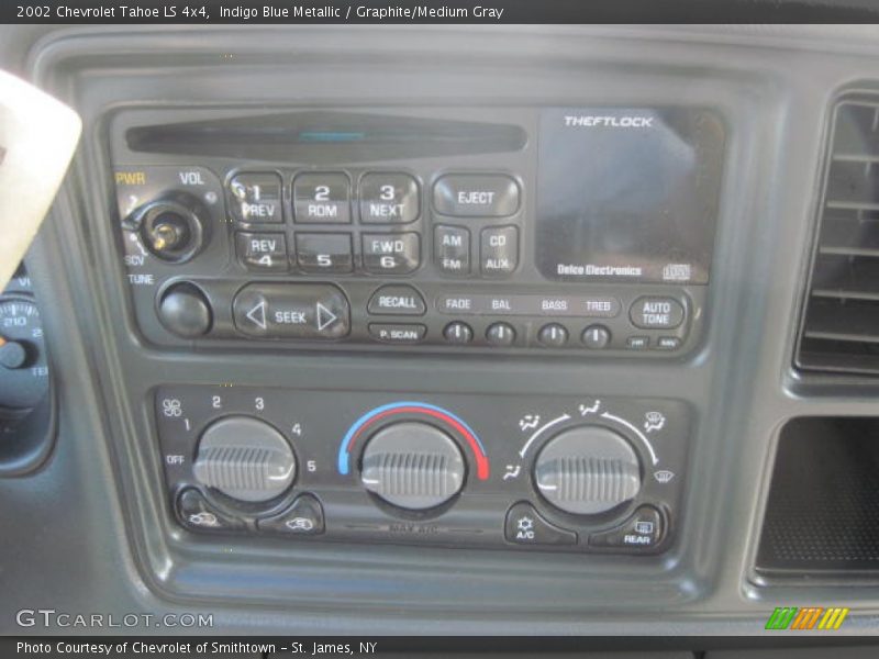 Indigo Blue Metallic / Graphite/Medium Gray 2002 Chevrolet Tahoe LS 4x4