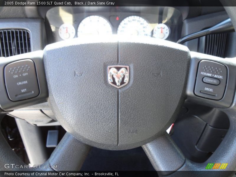 Black / Dark Slate Gray 2005 Dodge Ram 1500 SLT Quad Cab