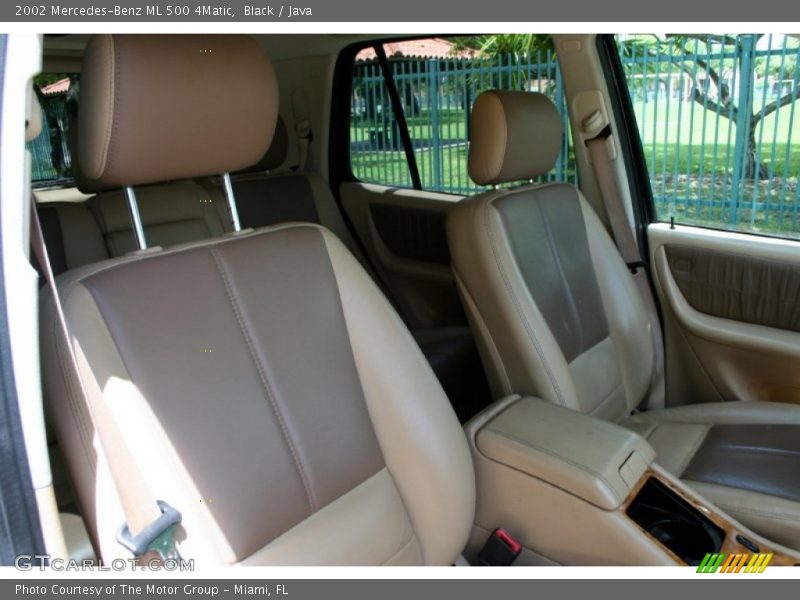  2002 ML 500 4Matic Java Interior