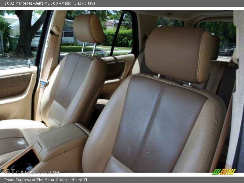  2002 ML 500 4Matic Java Interior