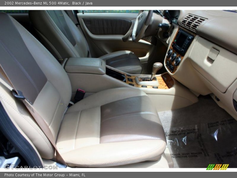  2002 ML 500 4Matic Java Interior