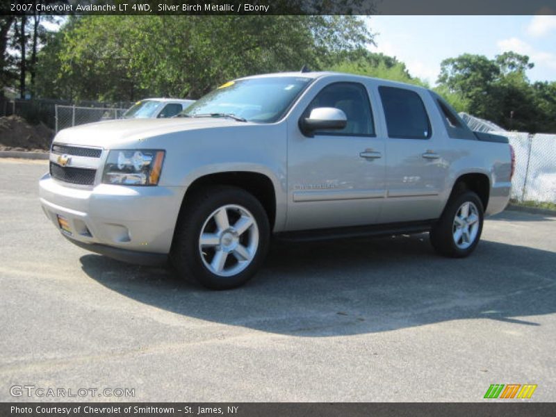 Silver Birch Metallic / Ebony 2007 Chevrolet Avalanche LT 4WD